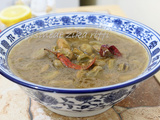 Melah w bnine foul bel camoun- soupe de feves fraîches tendres au cumin