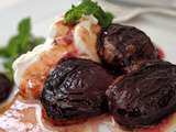 Prunes confites au fromage