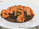 Risotto de Seiche et Crevettes au Miel et au Gingembre (en conserve Hutchinson)