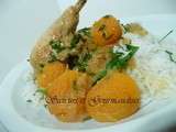 Tajine de Poulet aux Abricots Farcis