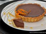 Tartelettes au Chocolat et Orange semi-Confite