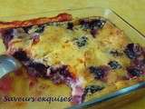 Clafoutis mûre - noisette