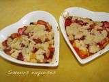 Crumble fraises-mangue