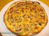 Quiche aux champignons de Paris