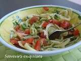 Salade de fenouil, concombre et tomate