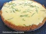 Tarte citron vert gingembre