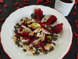 Salade de betteraves rouges à l’endive et noix