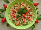 Taboulé de quinoa aux fraises