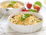 Crumble de courgette et au brousse