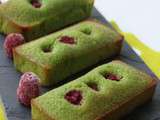 Financiers à la pistache et aux framboises