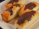 Financiers marbrés au cacao et fève de tonka