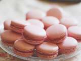 Macarons fraises basilic pour la fête des mères