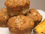 Muffins à la banane et pépites de chocolat