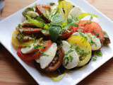 Salade de tomates mozzarella