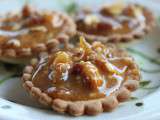 Tartelettes au caramel et fruits secs