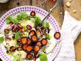 Salade de légumes d'hiver au pourpier et graines de tournesol