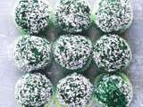 ►  Snow balls  à la spiruline