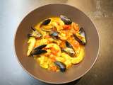 Crevettes et moules façon rougail