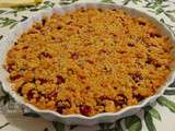 Crumble aux cerises