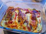 Gratin au courgette et tomate