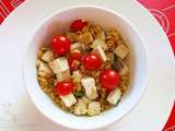 Salade de blé au tomate et tofu