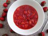 Compote à la fraise et vanille