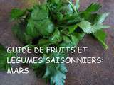 Guide de fruits et légumes saisonniers: mars