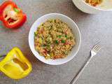 Salade de boulgour et lentilles rouges