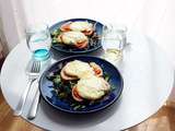 Toasts de chèvre chaud à la poivronnade (veggie)