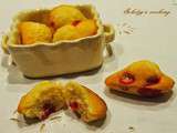 Madeleines aux pralines roses