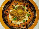 Tajine de veau aux citrons confits & olives