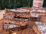Barres sans cuisson choco/peanut