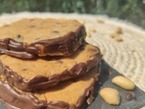 Carrés cookie snickers