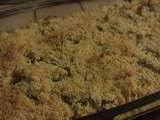 Crumble de courgettes (ww)