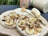 Galette de riz banana-peanut