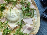 Pizza sans gluten poulet chèvre