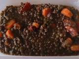 Potée de lentilles à la viande (ww)