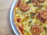 Quiche aux poireaux sans crème