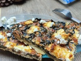 Quiche blettes feta appauvri en gluten