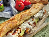 Sandwich saumon burrata