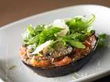 Aubergines façons pizza pour 750g et Qui veut du fromage