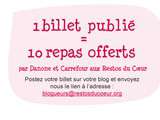 Billet pour les restos du coeur