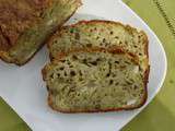 Cake aux courgettes, chèvre et menthe