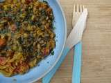 Dhal aux lentilles et pois cassés