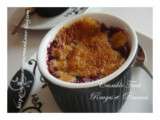 Crumble fruits rouges et pommes