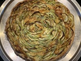 Tarte aux courgettes et comté