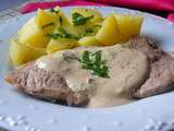 Escalope de veau sauce moutarde