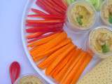 Houmous rapide et ses légumes à dipper