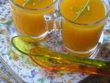 Soupe de potiron carottes