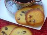 Tuiles aux raisins de corinthe ou palets des dames